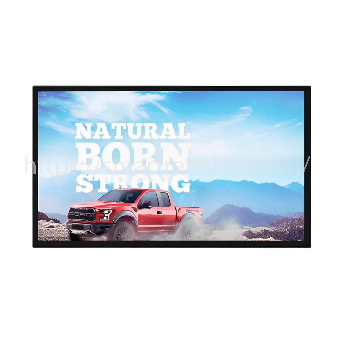 Hình ảnh Màn hình quảng cáo treo tường viền 10mm - LCD Wall Mounted 10mm Bezel